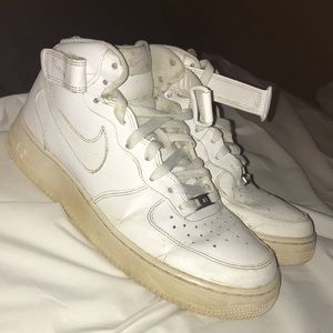 Nike Air Force One Mid High All White